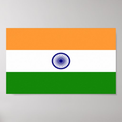Flag of India Poster | Zazzle