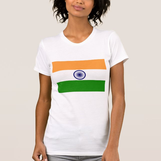 Flag of India Products T-Shirt (Front)