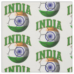 Flag of India Soccer Ball Pattern Fabric