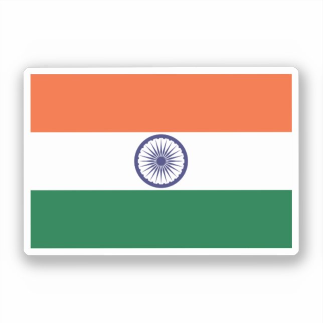 Flag of India Sticker (Front)