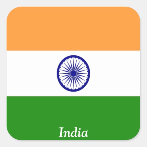 2,000+ India Flag Stickers and India Flag Sticker Designs | Zazzle