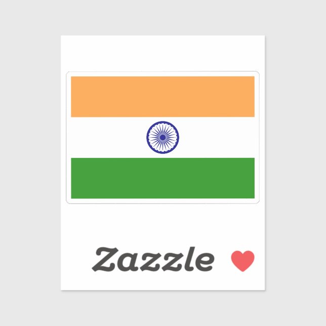 Flag of India Sticker (Sheet)