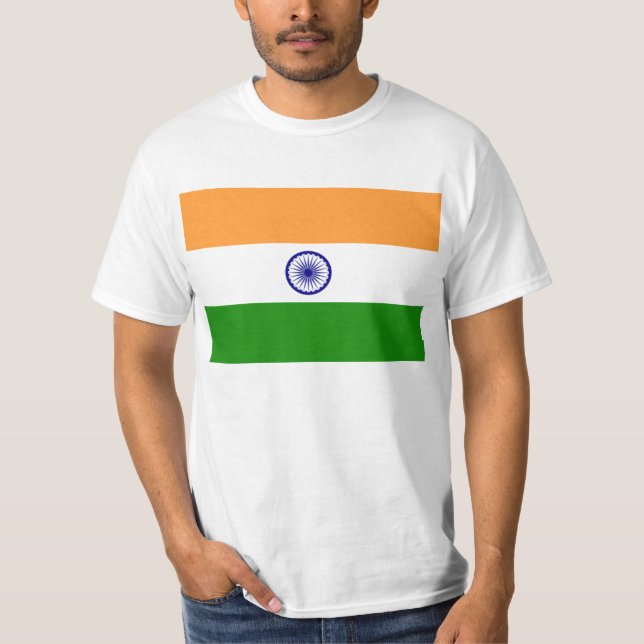 Flag of India T Shirt (Front)