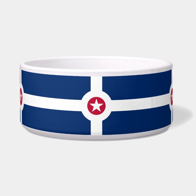 Flag of Indianapolis, Indiana Bowl (Front)