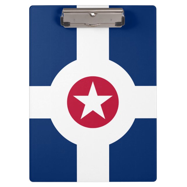 Flag of Indianapolis, Indiana Clipboard (Front)