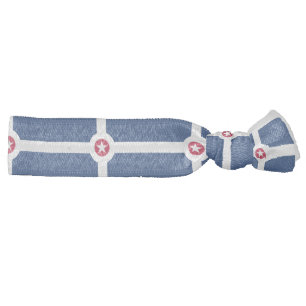 Flag of Indianapolis, Indiana Elastic Hair Tie