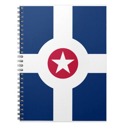 Flag of Indianapolis Indiana Notebook