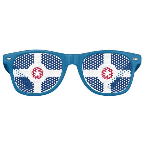 Flag of Indianapolis Indiana Retro Sunglasses