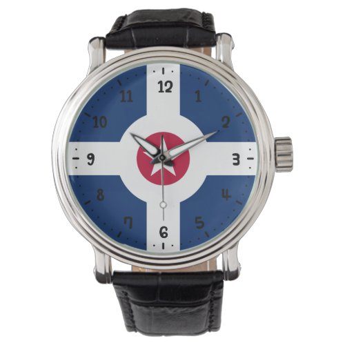 Flag of Indianapolis Indiana Watch