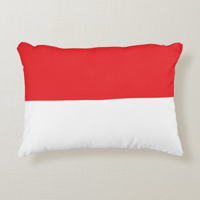 Flag of Indonesia Accent Pillow (Front)