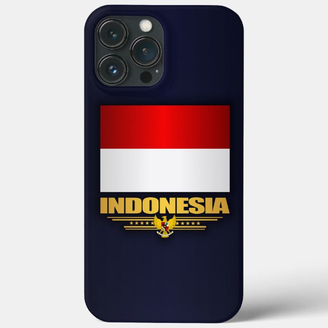 Flag of Indonesia Case-Mate iPhone Case (Back)