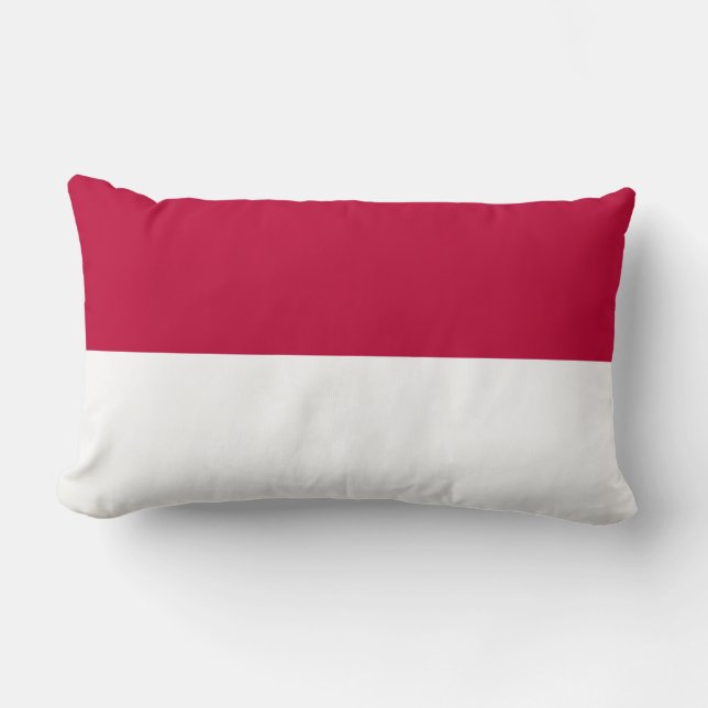 Flag of Indonesia Lumbar Pillow (Front)