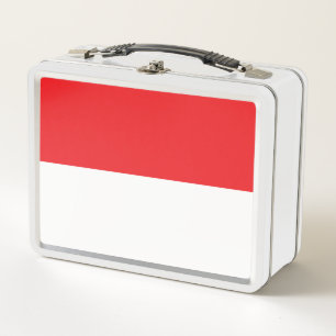 Flag of Indonesia Metal Lunch Box