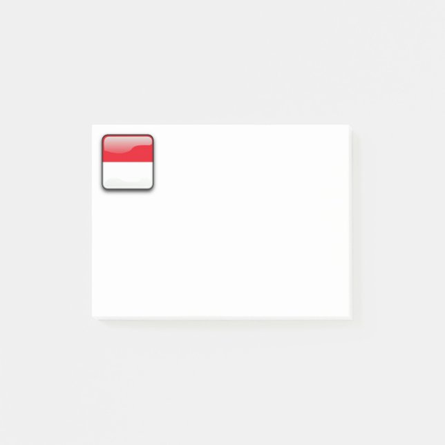 Flag of Indonesia Post-it Notes (Front)