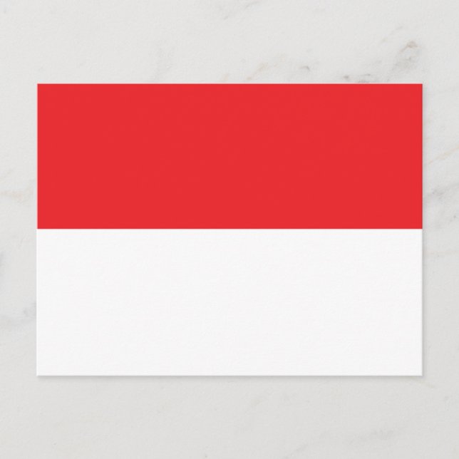 Flag of Indonesia Postcard (Front)