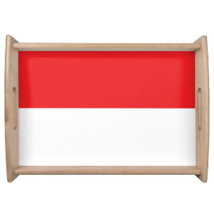 Flag of Indonesia Serving Tray