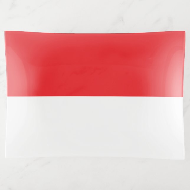 Flag of Indonesia Trinket Tray (Front)