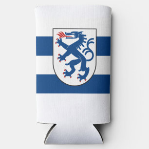 Flag of Ingolstadt, Bavaria - GERMANY Seltzer Can Cooler