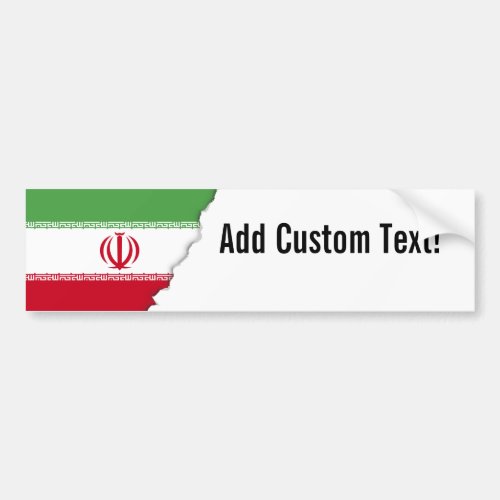 Flag of Iran Bumper Sticker