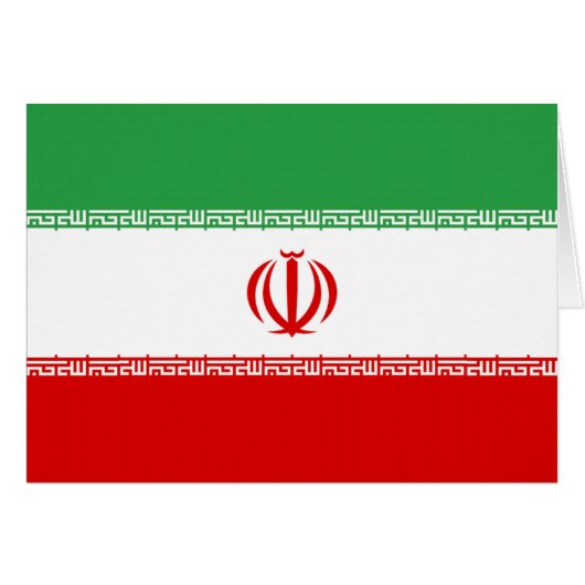 Flag of Iran Cards (Front Horizontal)