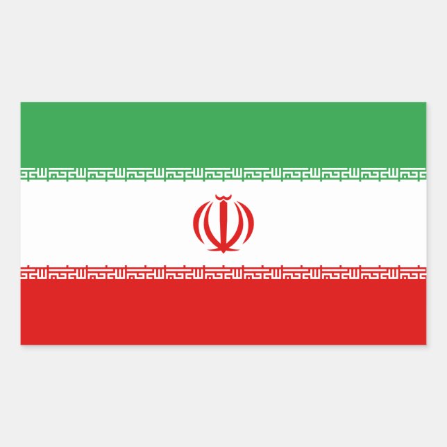 Flag of Iran Decal Sticker (Front)