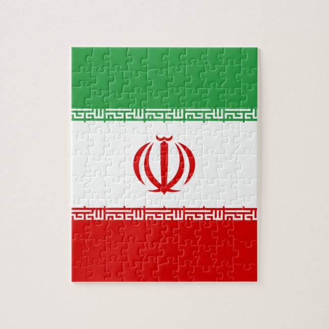 Flag of Iran Jigsaw Puzzle (Vertical)