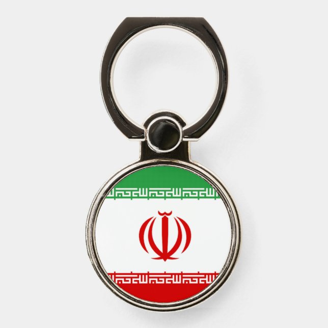 Flag of Iran Phone Ring Stand (Front)