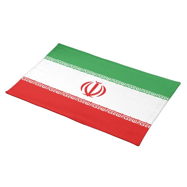 Flag of Iran Placemat (On Table)