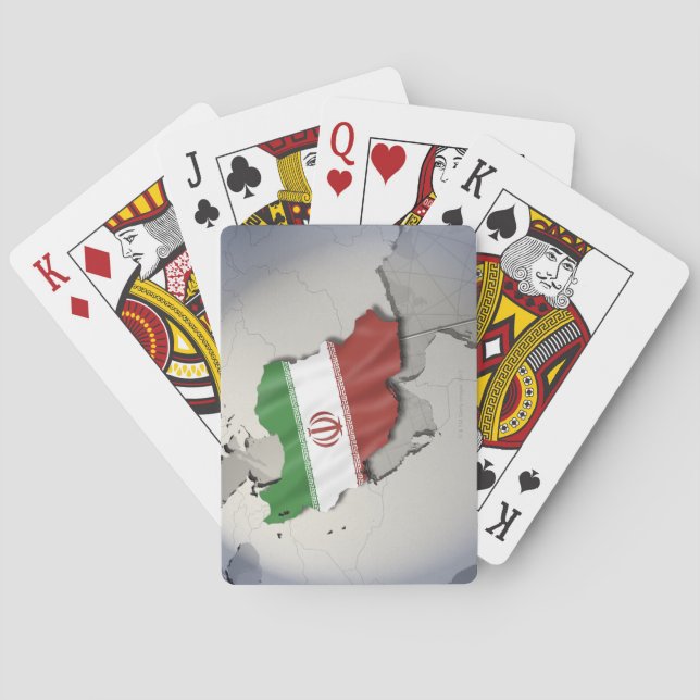 Flag of Iran Poker Cards (Back)