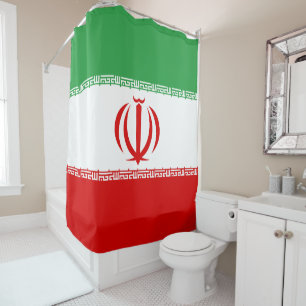 Flag of Iran Shower Curtain