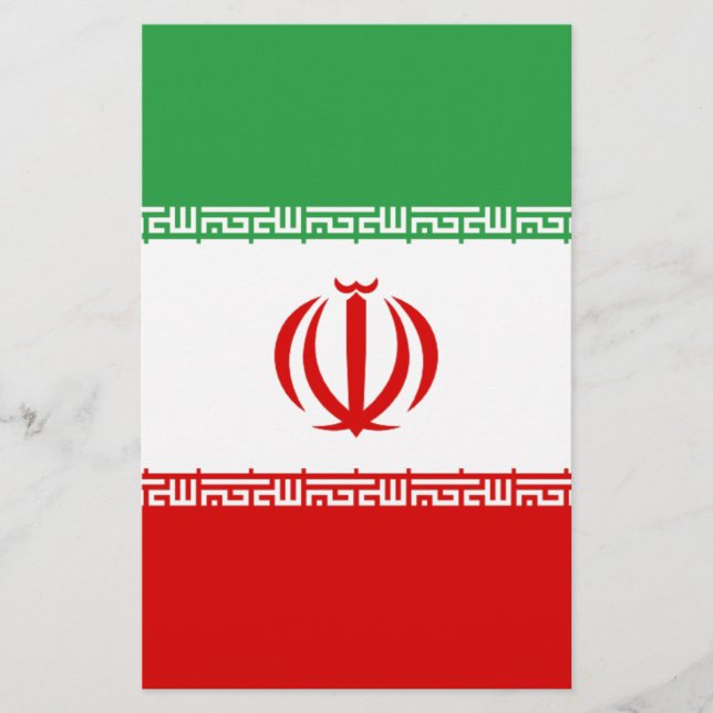 Flag of Iran Stationery (Front)