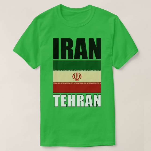 Flag of Iran T-Shirt (Design Front)