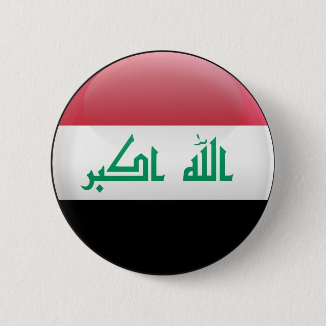 Flag of Iraq Button (Front)