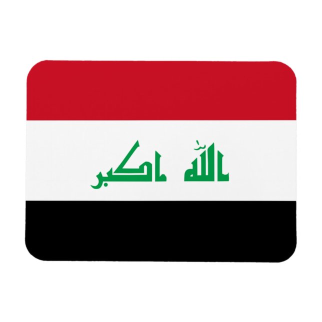 Flag of Iraq Magnet (Horizontal)