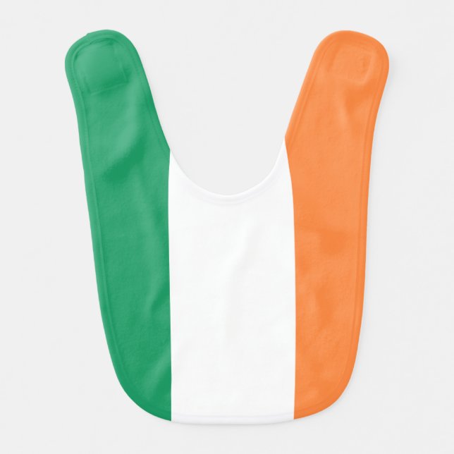 Flag of Ireland Baby Bib (Front)