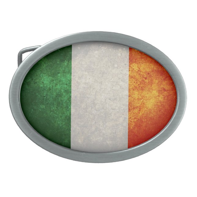 Flag of Ireland Belt Buckle (Front)