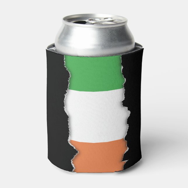Flag of Ireland Can Cooler (Can Front)