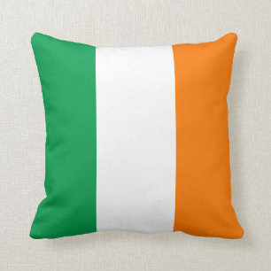 Flag of Ireland Color Block Throw Pillow