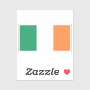 Flag of Ireland custom-cut Sticker