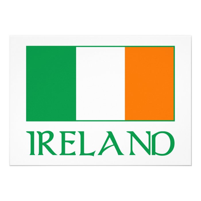 Flag of Ireland Custom Invite