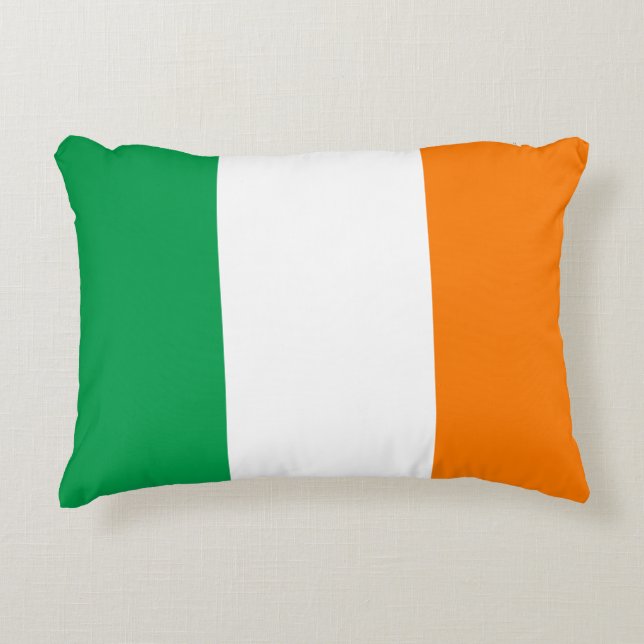 Flag of Ireland Decorative Pillow (Front)