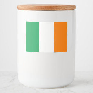 Flag of Ireland Food Label