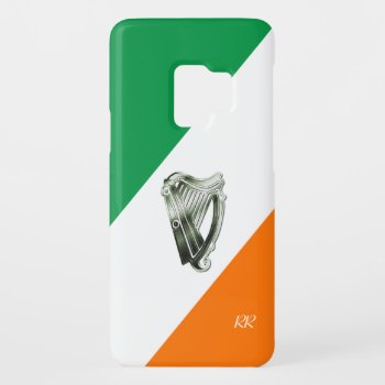 Flag Of Ireland Green Chrome Harp Motorola Razr Case-mate Samsung Galaxy S9 Case by DigitalDreambuilder at Zazzle
