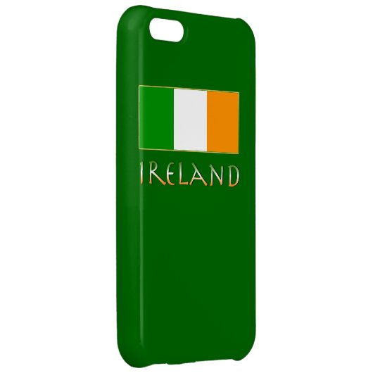 Flag of Ireland iPhone Case (Back Right)