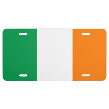 Flag Of Ireland License Plate by kfleming1986 at Zazzle