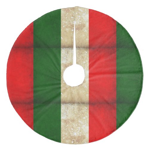 Flag of Ireland Linen Textured Tree Skirt