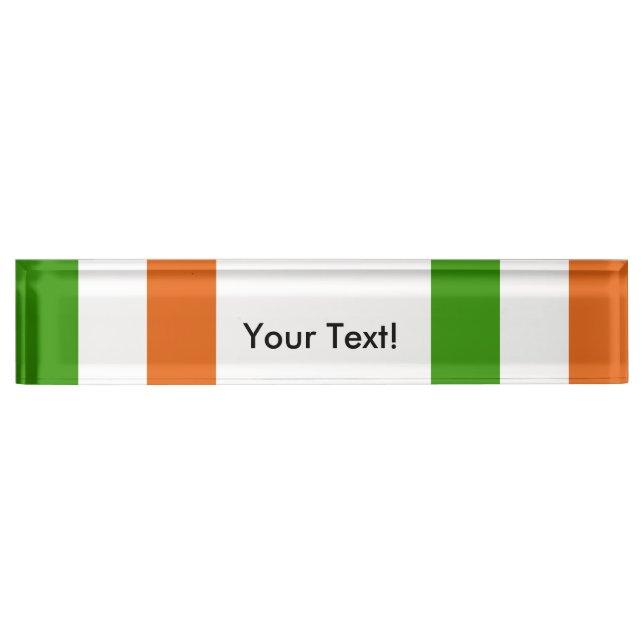 Flag of Ireland Name Plate (Front)