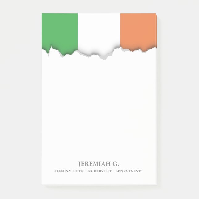 Flag of Ireland Post-it Notes (Front)