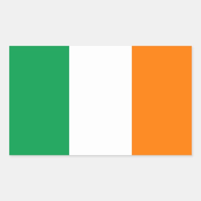 Flag of Ireland Rectangle Sticker (Front)