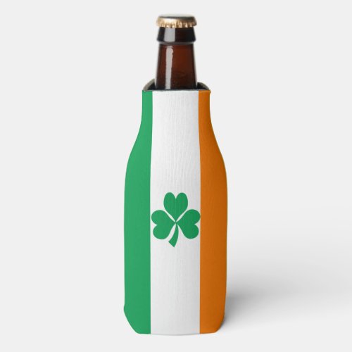 Flag of Ireland Shamrock Bottle Cooler